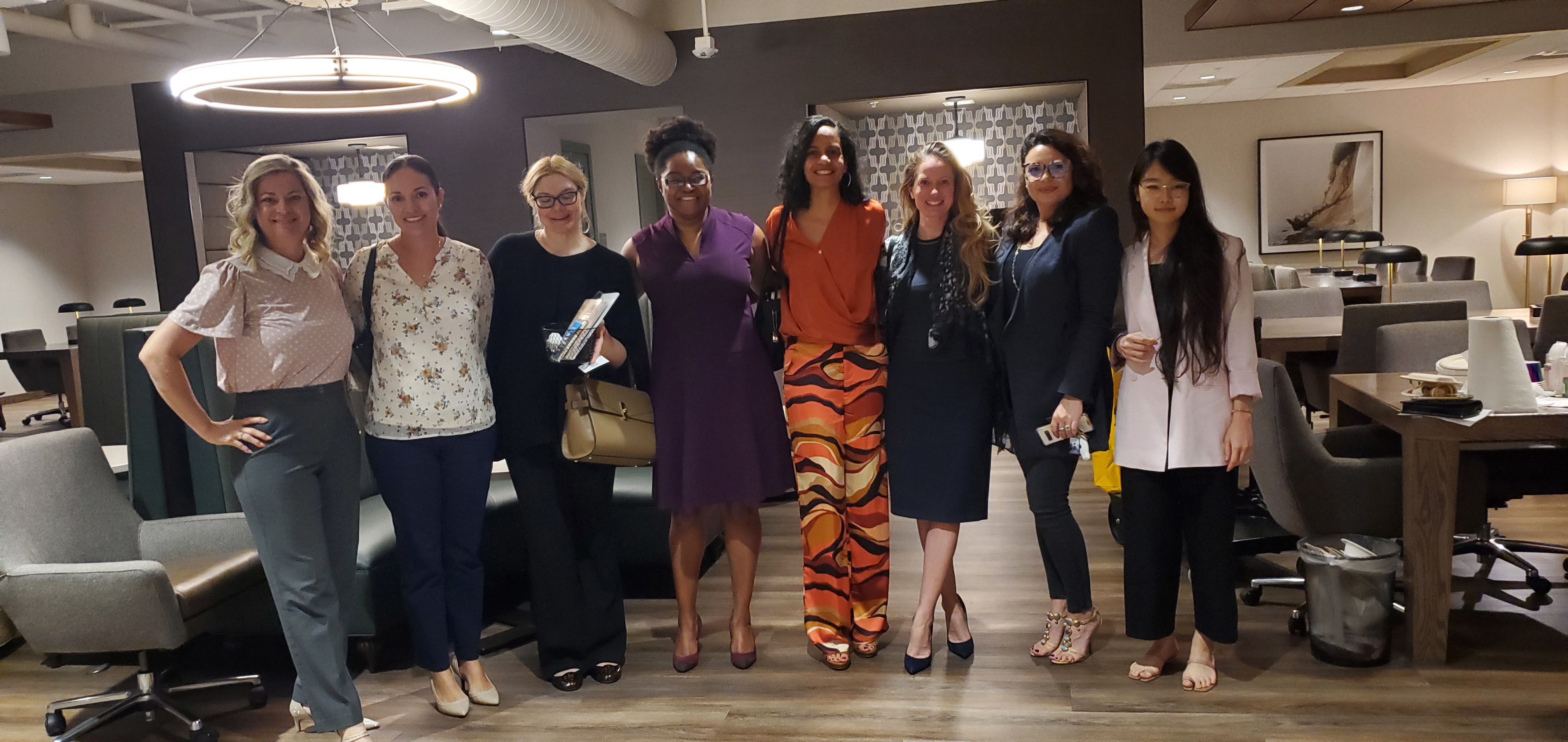 People attending an Ellevate event