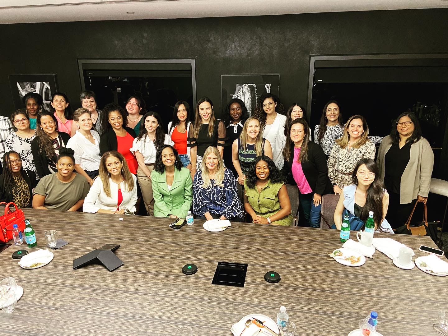 People attending an Ellevate event