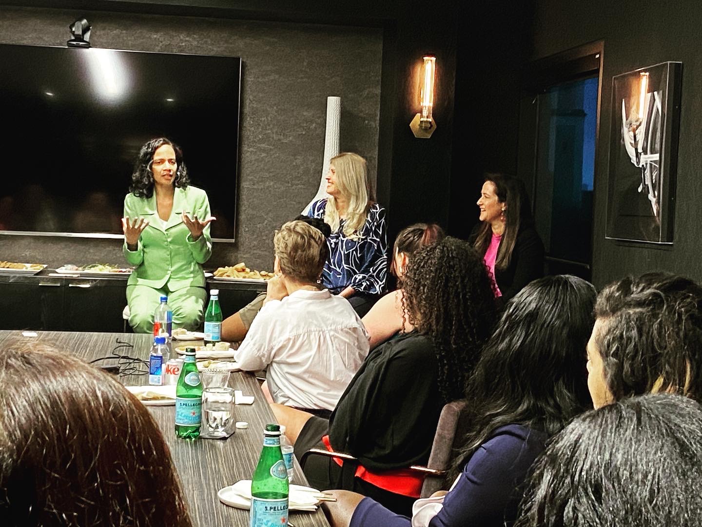 People attending an Ellevate event