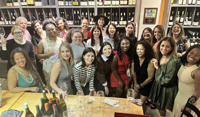 People attending an Ellevate event