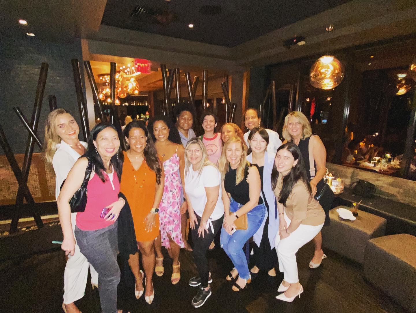 People attending an Ellevate event