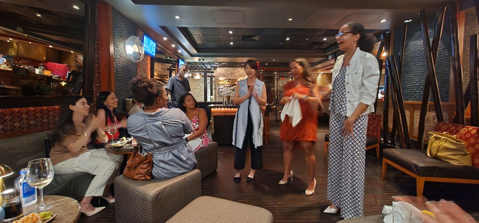 People attending an Ellevate event