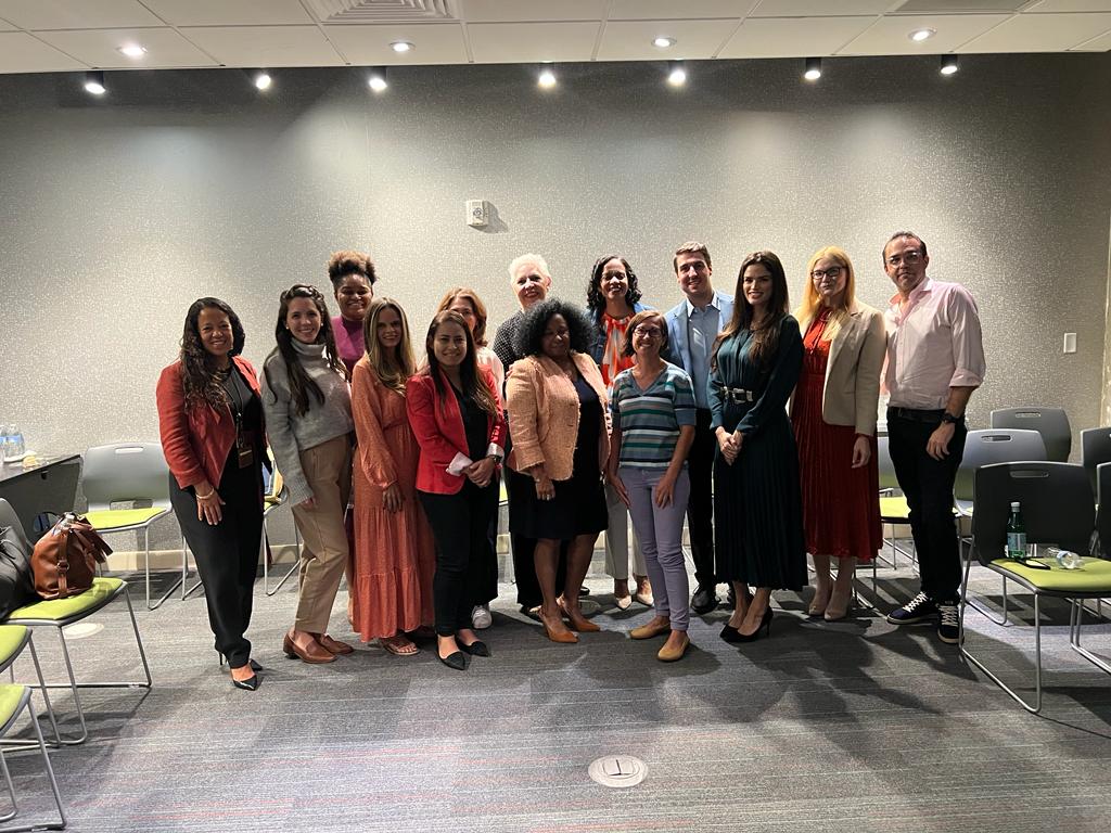 People attending an Ellevate event