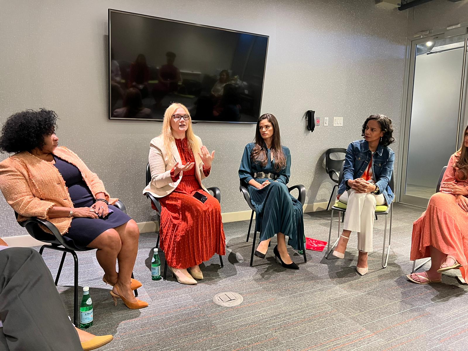 People attending an Ellevate event