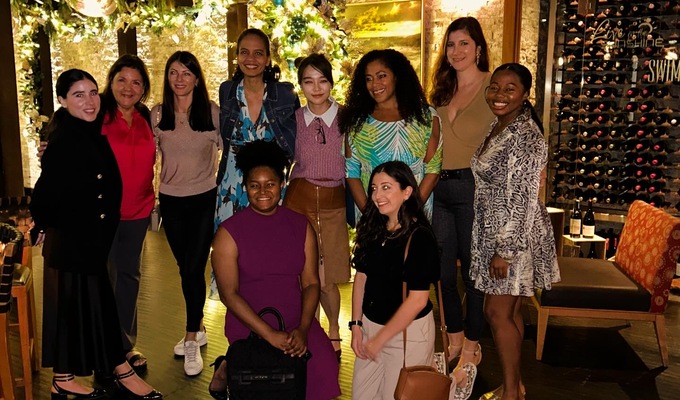 People attending an Ellevate event