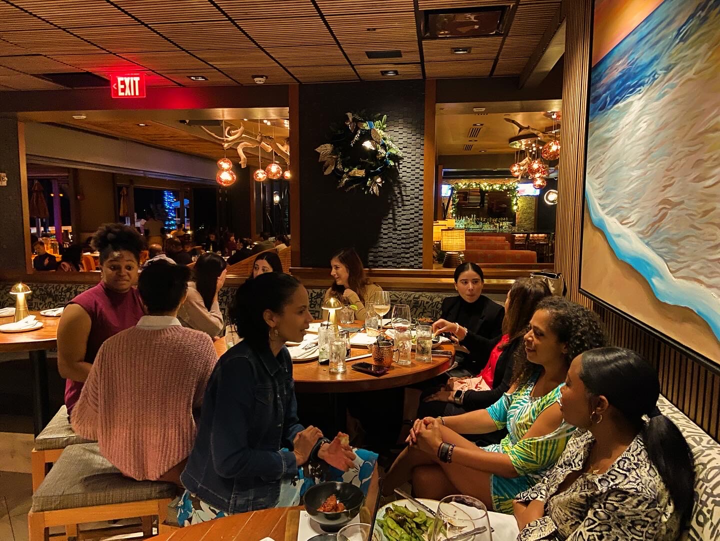 People attending an Ellevate event