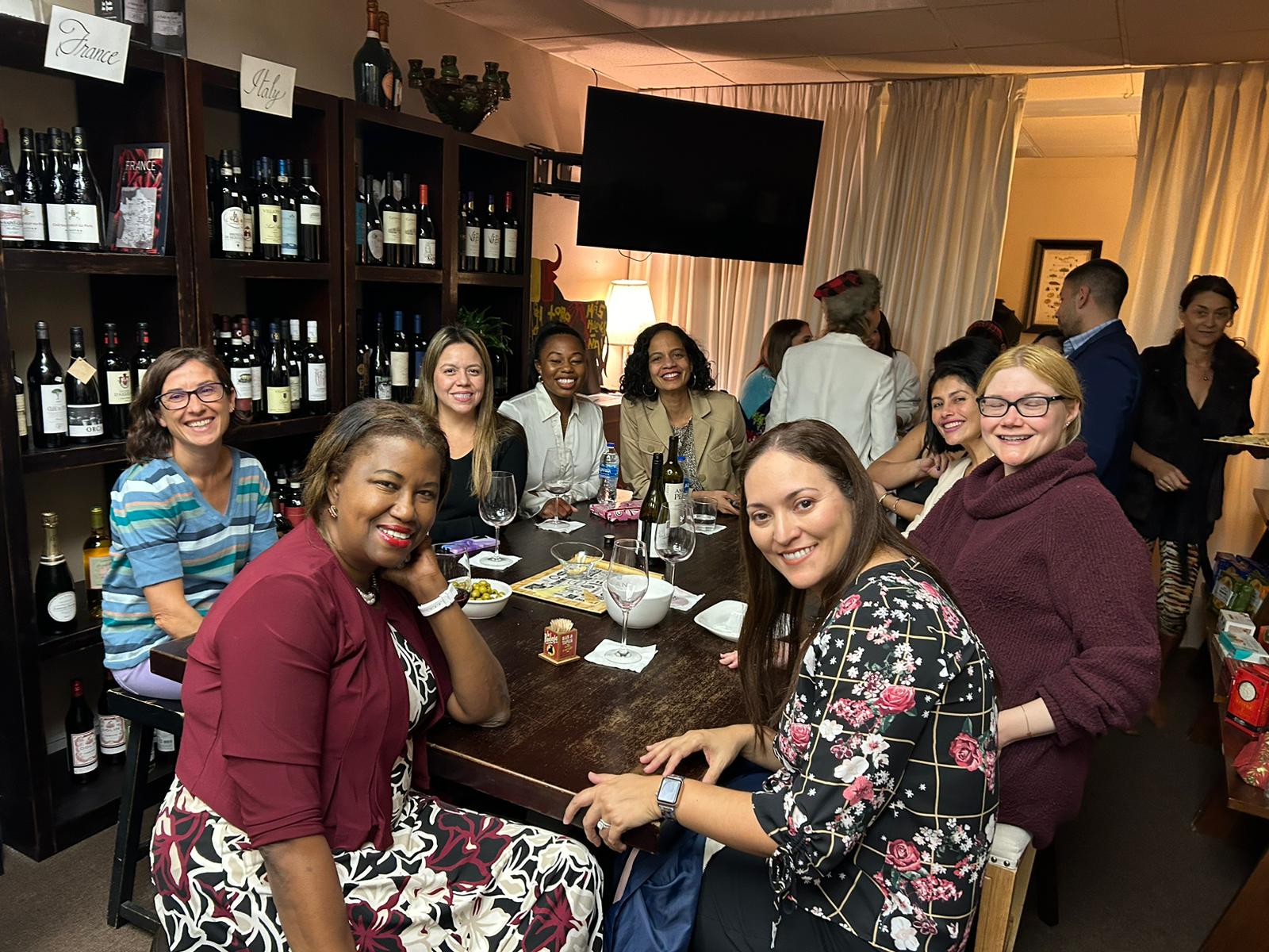 People attending an Ellevate event