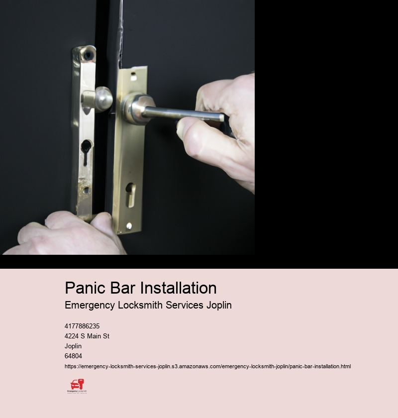 Panic Bar Installation