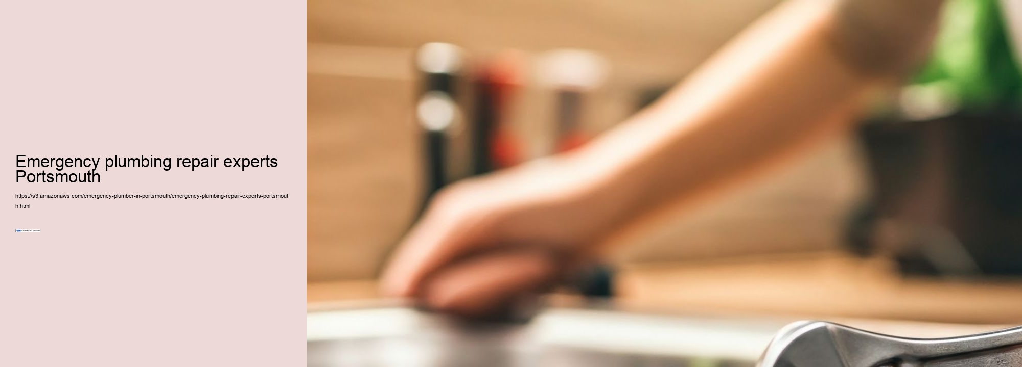 Emergency plumbing repair experts Portsmouth