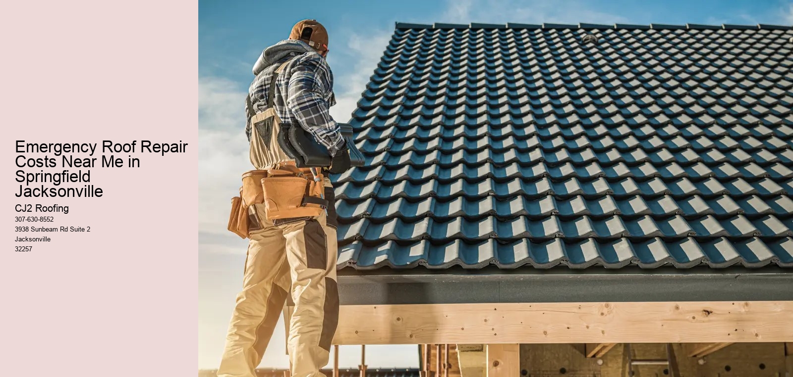 Emergency Roof Repair Costs Near Me in Springfield Jacksonville