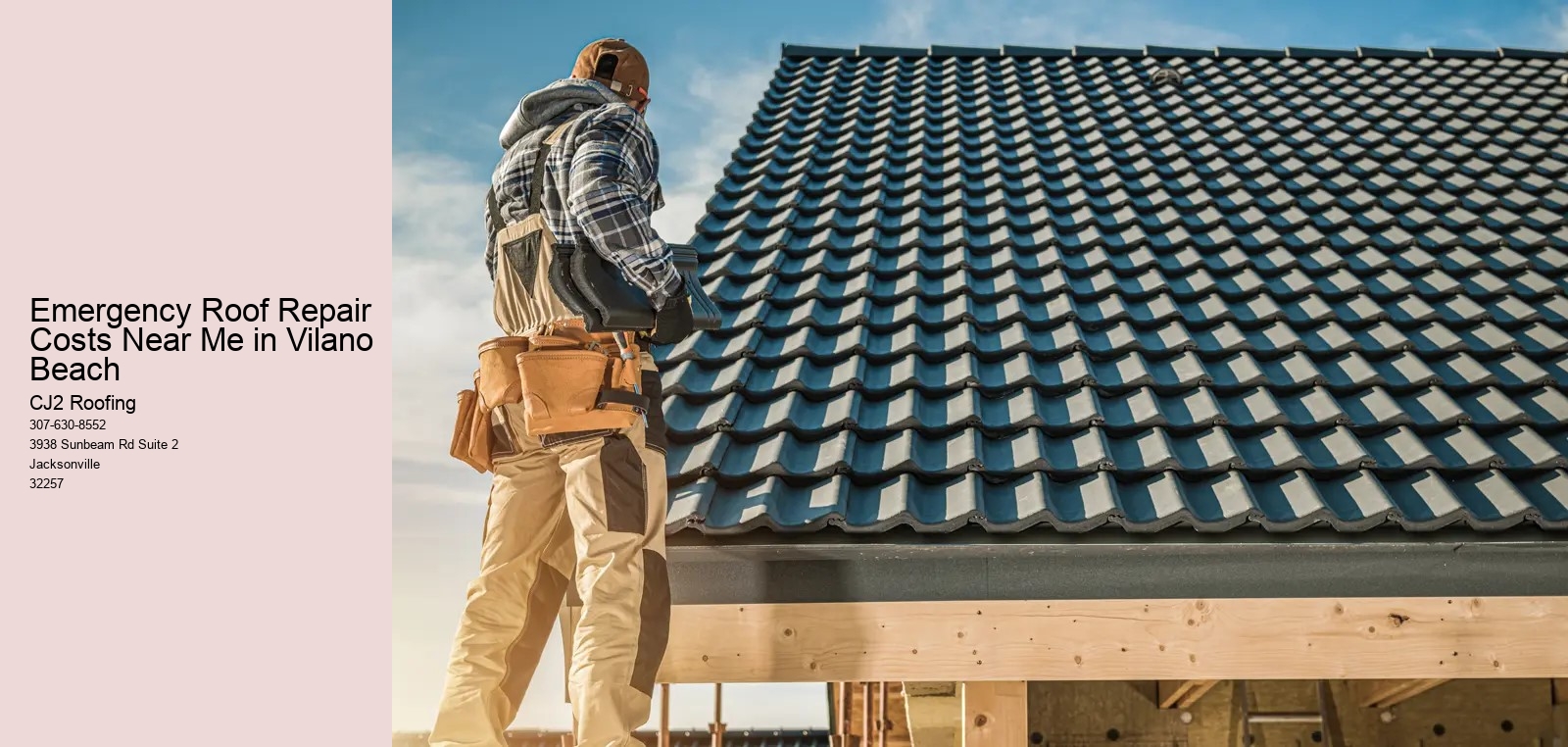 Emergency Roof Repair Costs Near Me in Vilano Beach