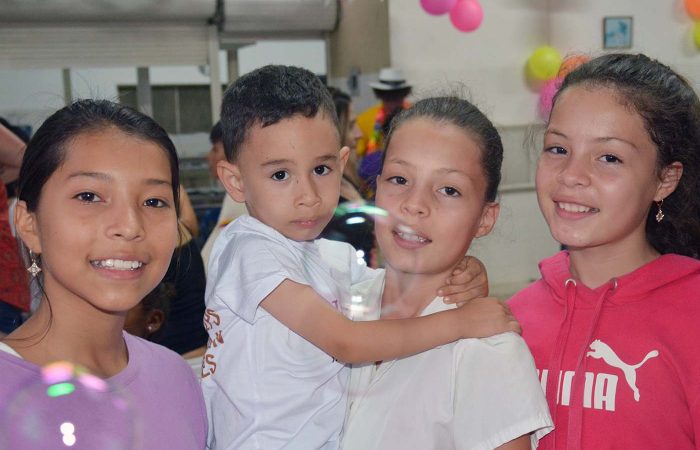 group of children from Colombia group of children from Colombia