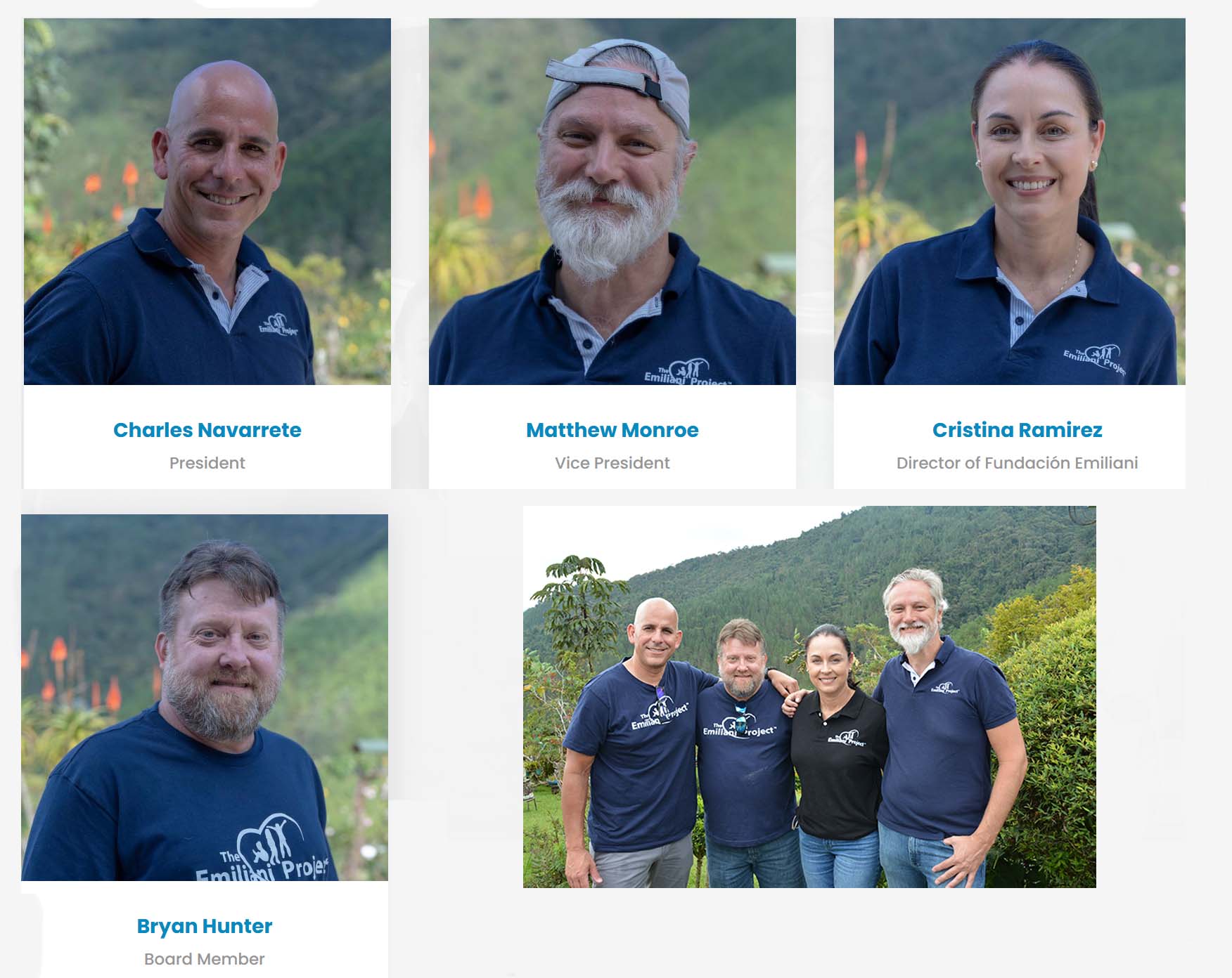 The Emiliani Project Team