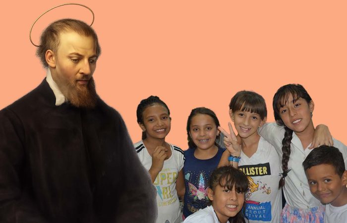 St Jerome Emiliani watching over children