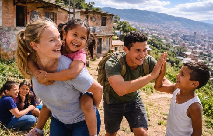 joyful moments in the hills of Colombia joyful moments in the hills of Colombia