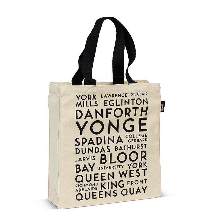 Toronto Streets Tote Bag15x16"L