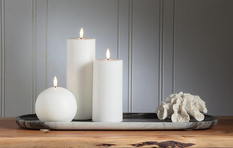 White LED Ball Candle-4