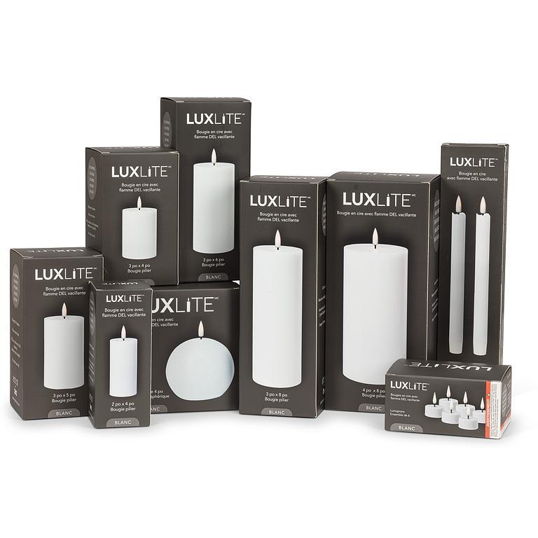 White LED Ball Candle-4