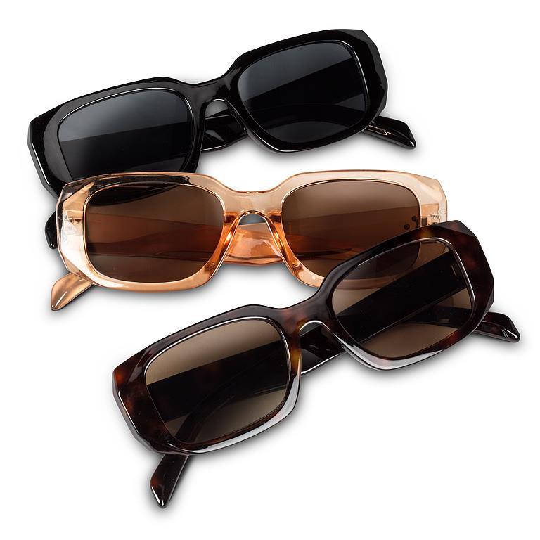 Rectangle Frame Sunglasses-3Asst-5.75