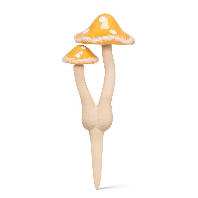 Lg Double Wobbly Dot Mushroom Stake-4Asst-12