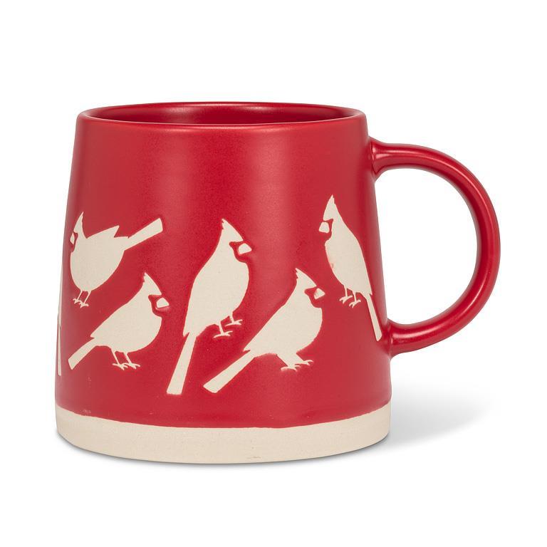 Wide Base Mug w/Cardinals-Red-3.5