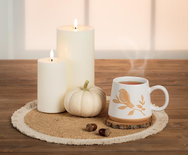 『Global Artisans: The Luxury Collection』 Oversized Mug w/Birds on Branch-4