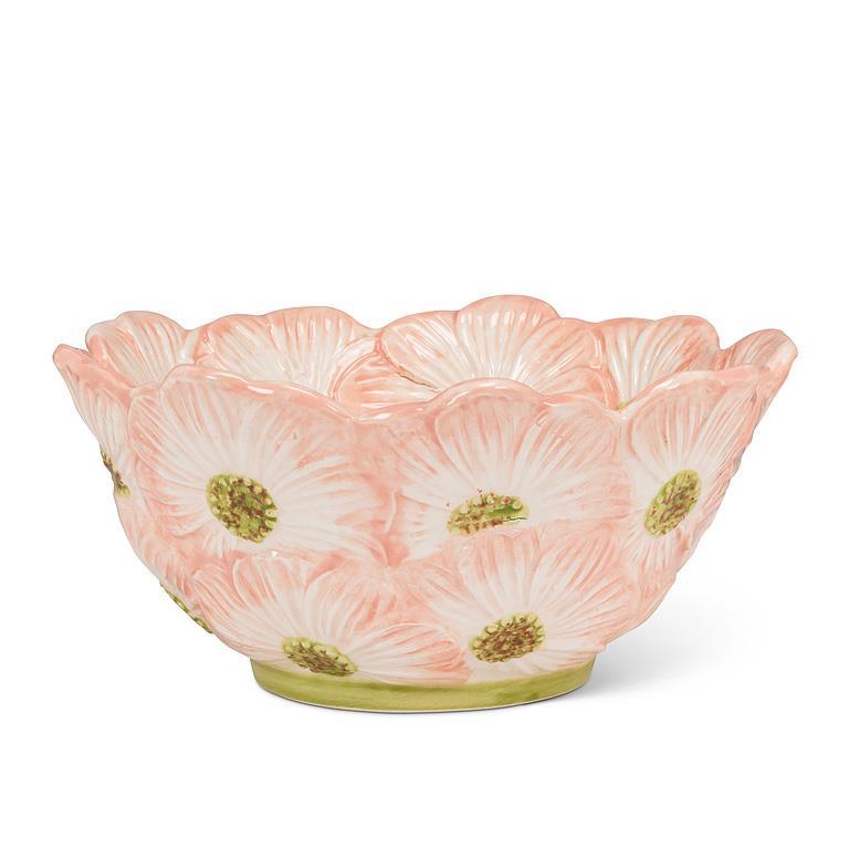 Lg Flower Bloom Bowl-Pnk-6