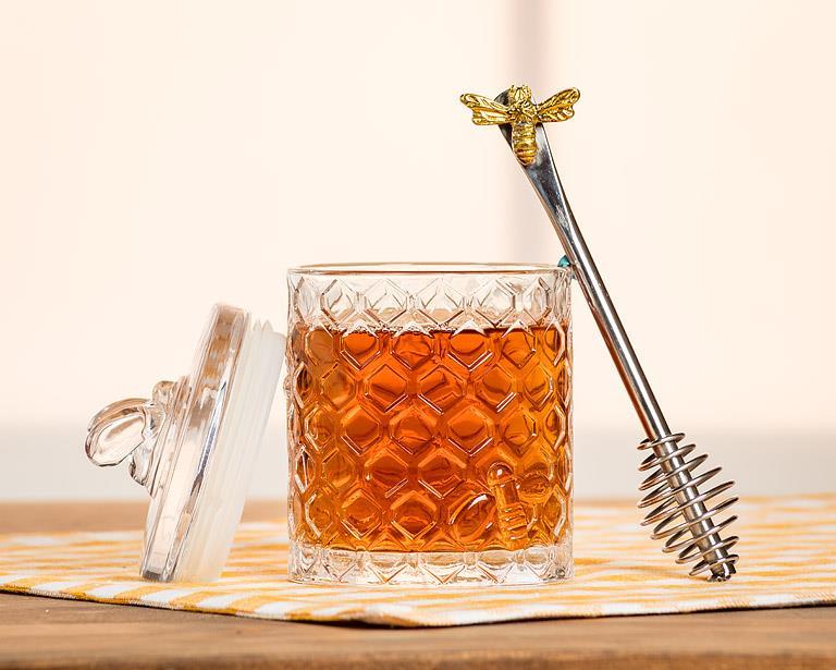 【希少】ハイドアウトクラフト　BEEシェード Honeycomb Jar w/Bee on Sealed Lid-5