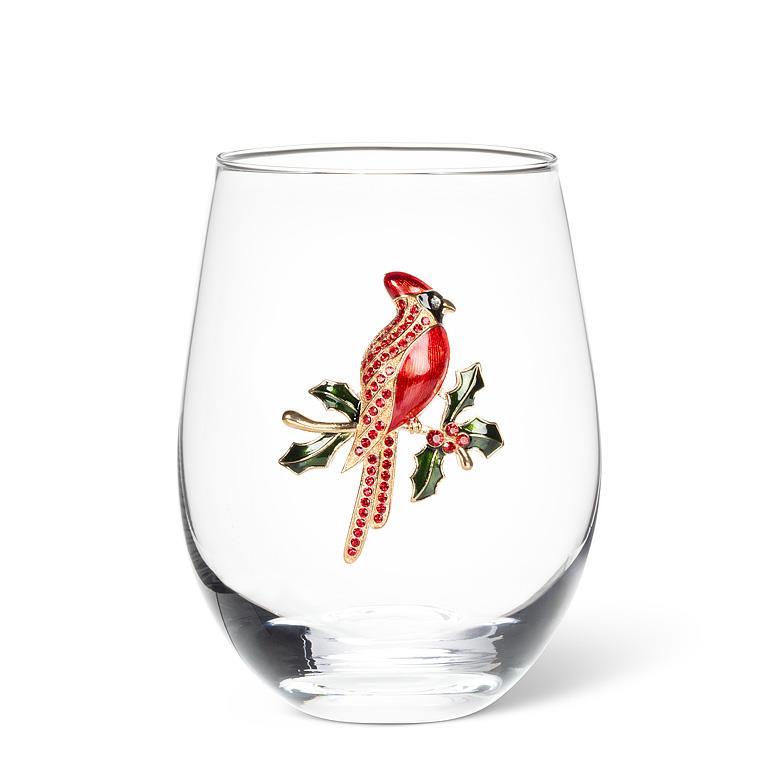 wine glass decor Schafer Art Studio hand painted ocean theme wine glass 14 oz with stem