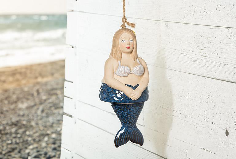 Mermaid Wind Chime-Blu-9
