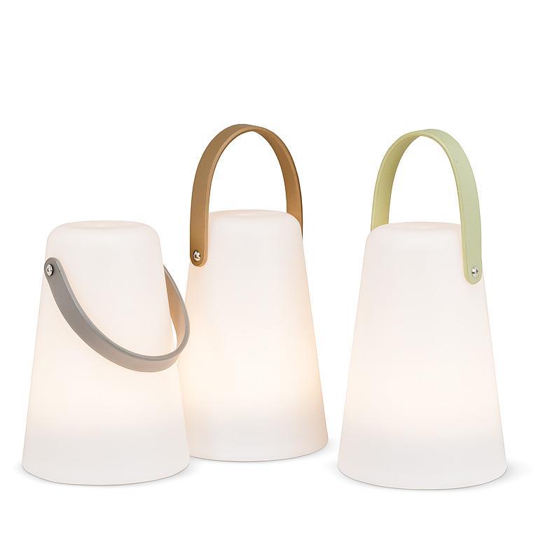 Lg Cone Shape LED Lantern-3Asst-8
