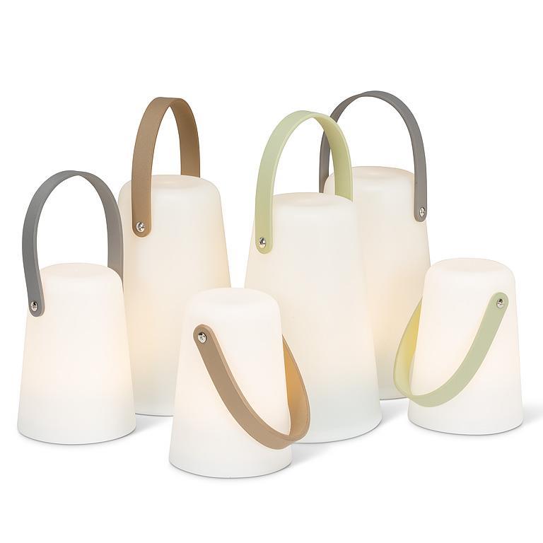 Lg Cone Shape LED Lantern-3Asst-8
