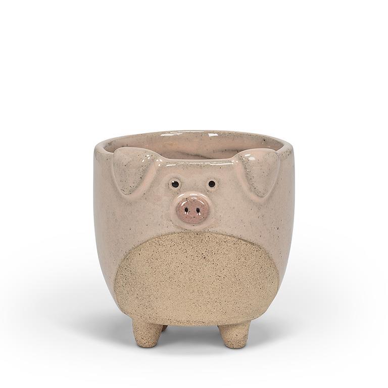 Sm Pig on Legs Planter-2.5