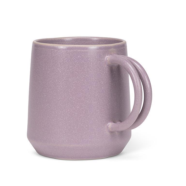 Double Handle Mug-Pur-3"H(12oz)