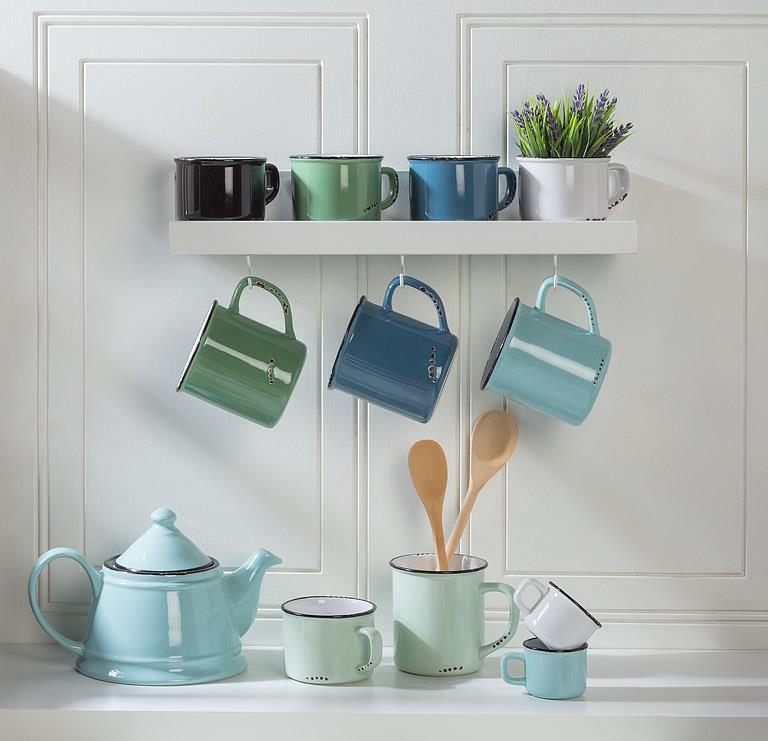 Enamel Look Cappuccino-Mint-2.5