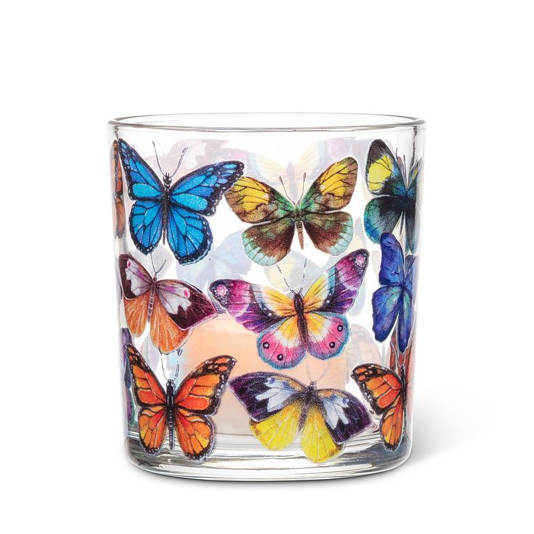 Colourful Butterflies Votive-3
