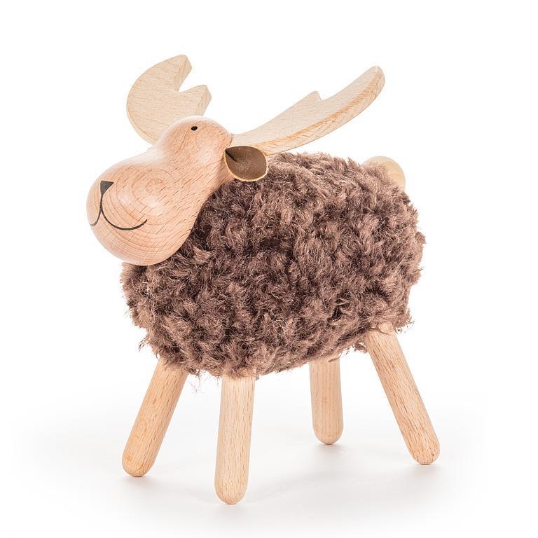 Lg Woolly Moose-Brn-6