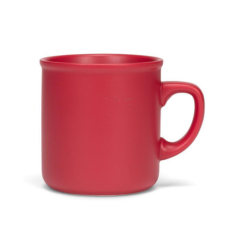 Classic Matte Mug-Red-3.5"H(12oz)