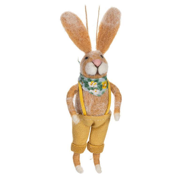 Abbott Collection AB 27 CRITTER 821 SM 4 In. Bunny With Ears Planter White Pink Small