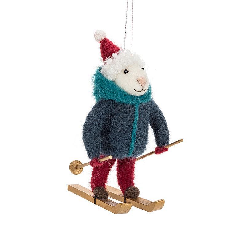 Winter Sport Mouse Ornament-3Asst-5.5
