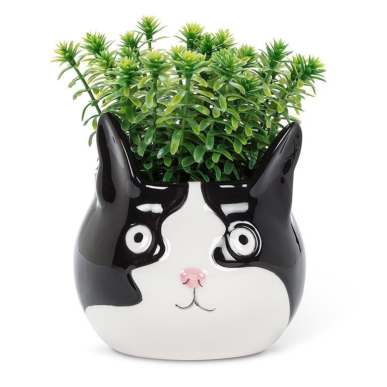 Lg Cat Head Planter-4