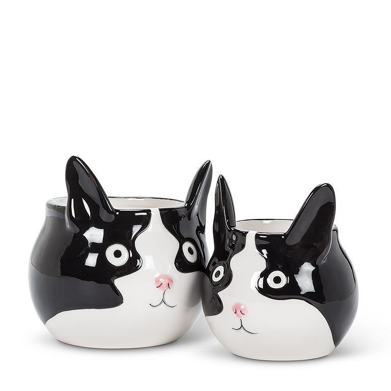 Lg Cat Head Planter-4
