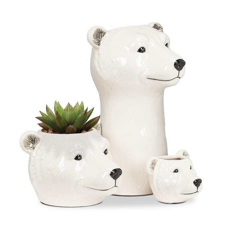 Md Polar Bear Planter-3.5