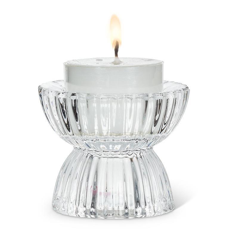 Sm Reversible Ridged Candle Holder-2