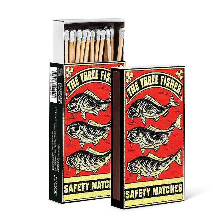 Vintage 3 Fishes Matches-45stks-4"L Vintage 3 Fishes Matches-45stks-4"L