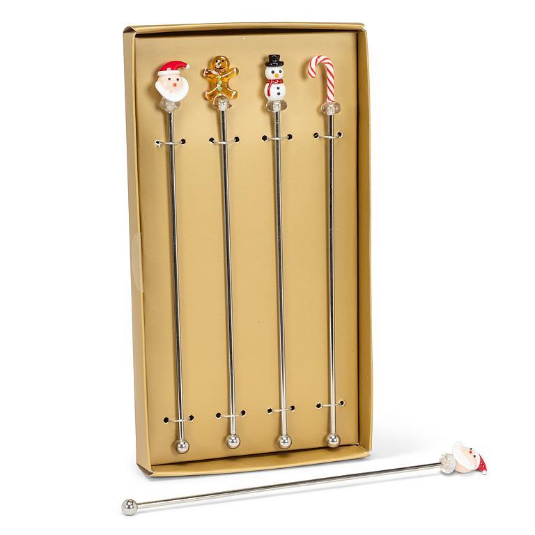 S/4 Holiday Icon Swizzle Sticks-8