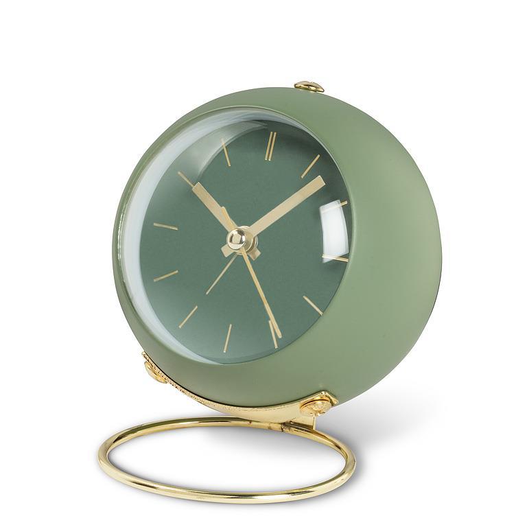 Ball Alarm Clock w/Loop Stand-Green-4
