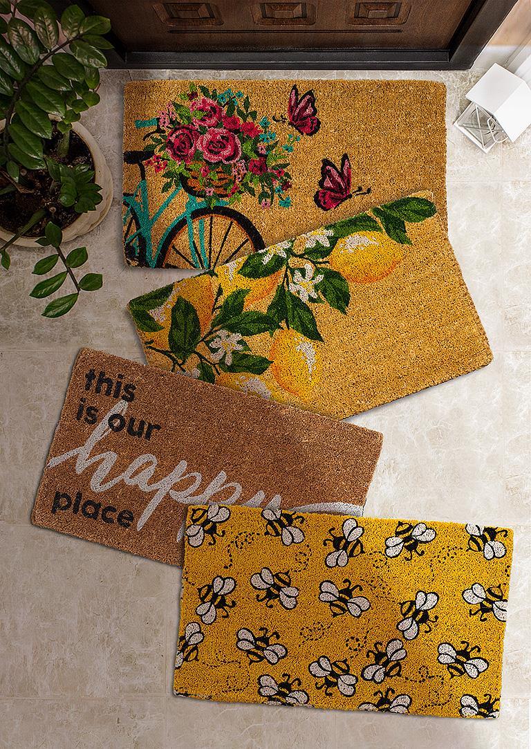 Lemon Branch Doormat-18x30