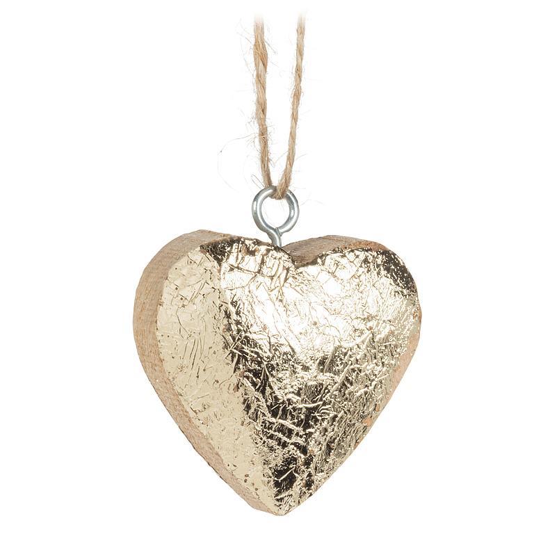 60pc Thick Heart Ornament in Jar