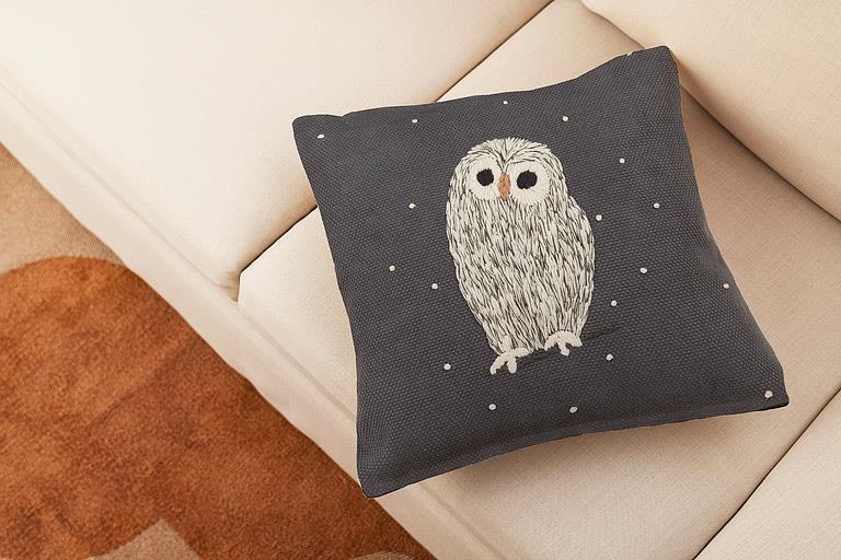 LittleLife Cuscino Da Viaggio Per Bambini Animal Snooze - Gufo - Con Chiusura Magnetica